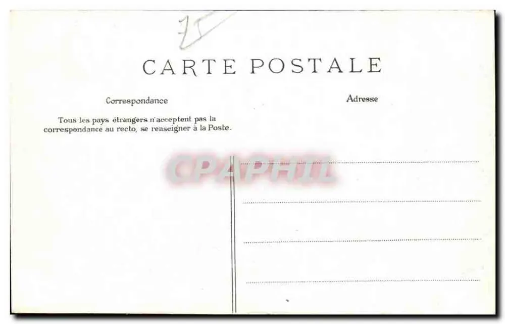 Paris — Île de la Cité — Geldschluss — E. L. D. n° 583 - Rückseite