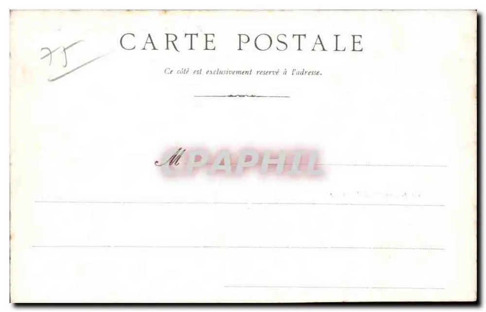 Saint-Germain-l'Auxerrois — Paryż — wydawca nieznany, nr serii 189 - Rewers