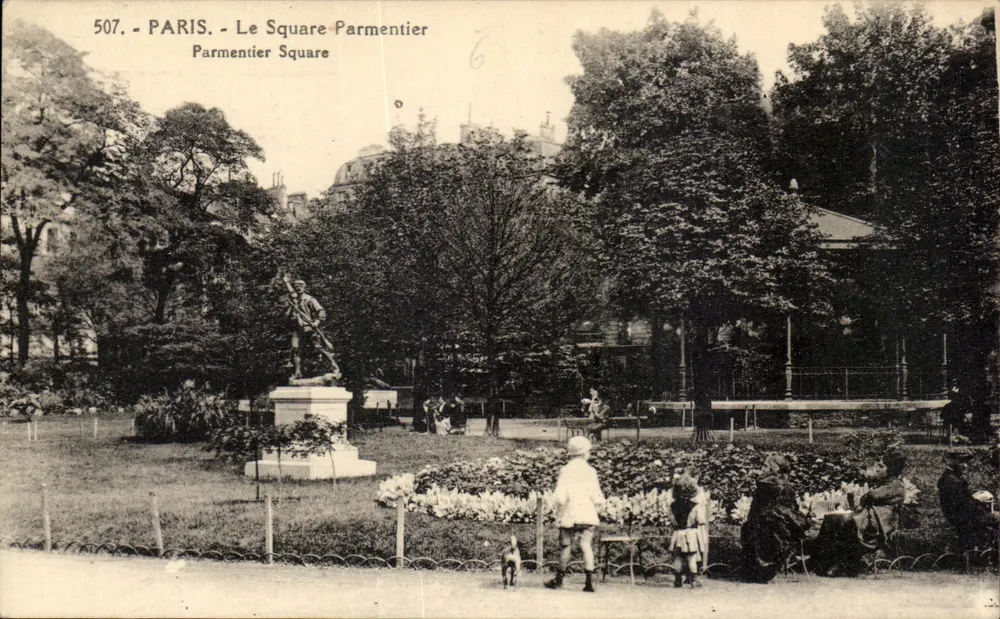 PARIS - O Square Parmentier — editor E. Leaute, n° 507 - Frente