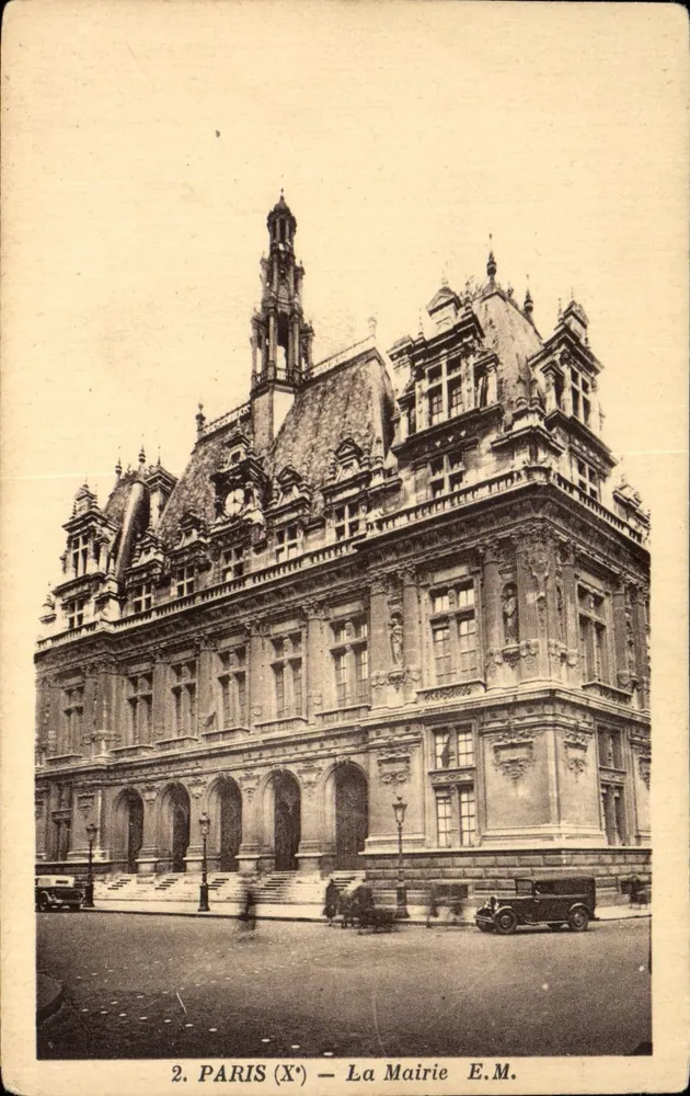 Paris (X°) — A Prefeitura — E.M. - Frente