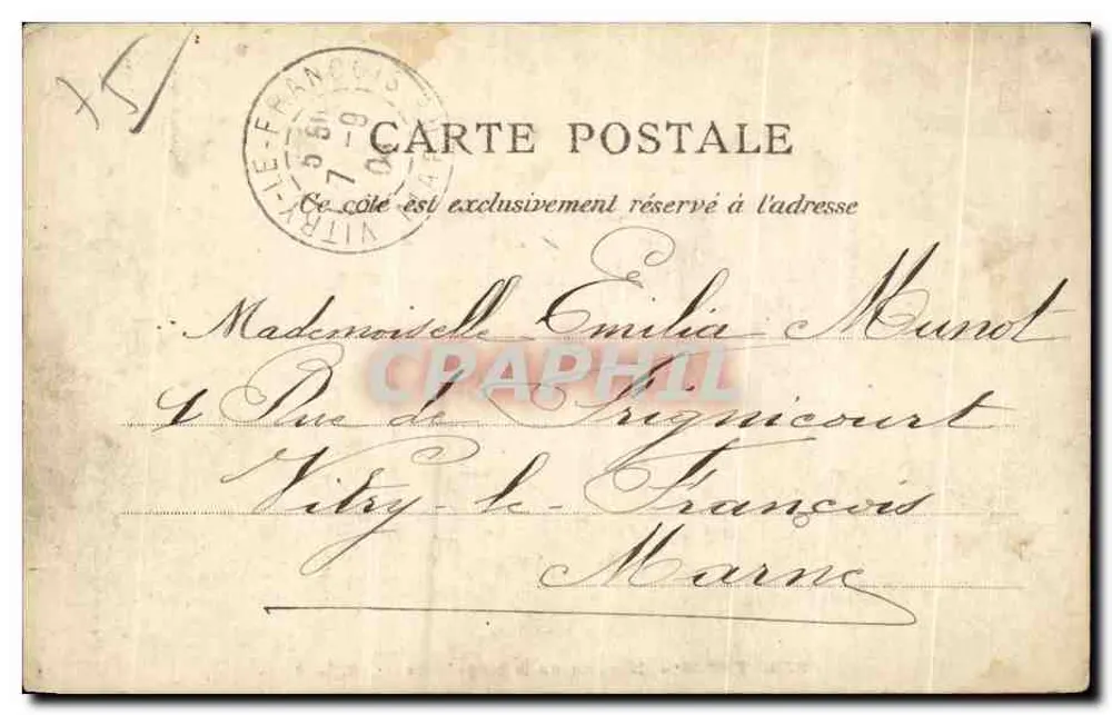 Hospice de la Salpêtrière — Paris — C.L.C. n°329 - Rückseite