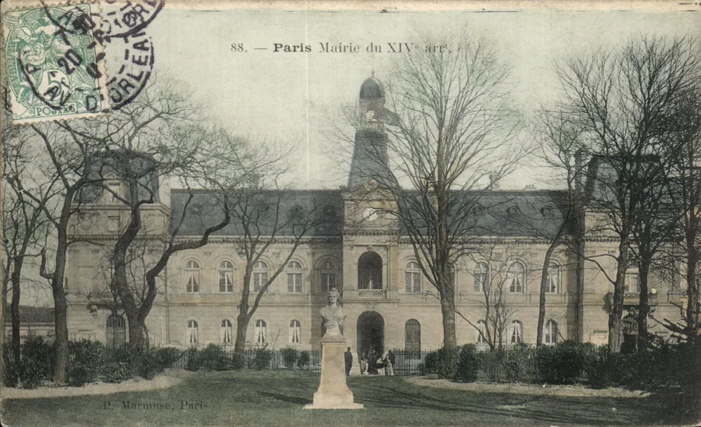 Paris — Mairie do XIVº arrondissement — P. Marmuse, Paris, n°88 - Frente