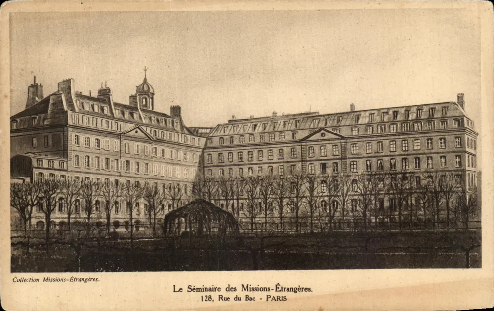 Das Seminar der Auslandsmissionen — 128, Rue du Bac - PARIS - Vorderseite