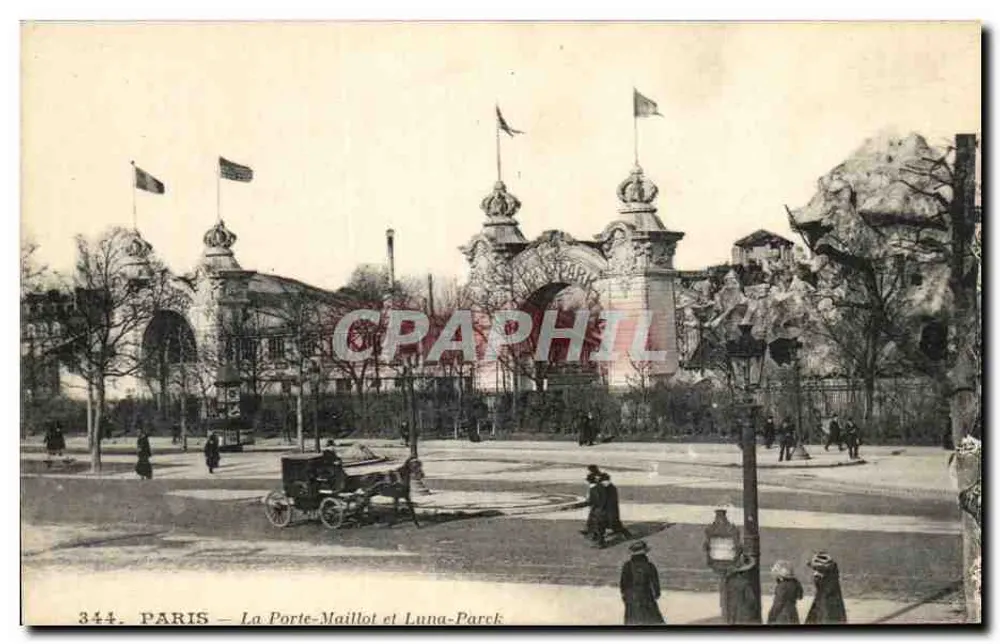 Paris — La Porte-Maillot und Luna-Park — n° 344 - Vorderseite