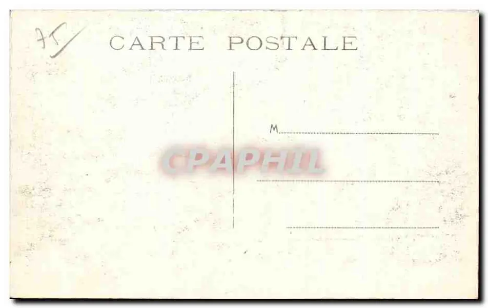 Exposição de Horticultura Paris — Cliché Nobécourt - Verso