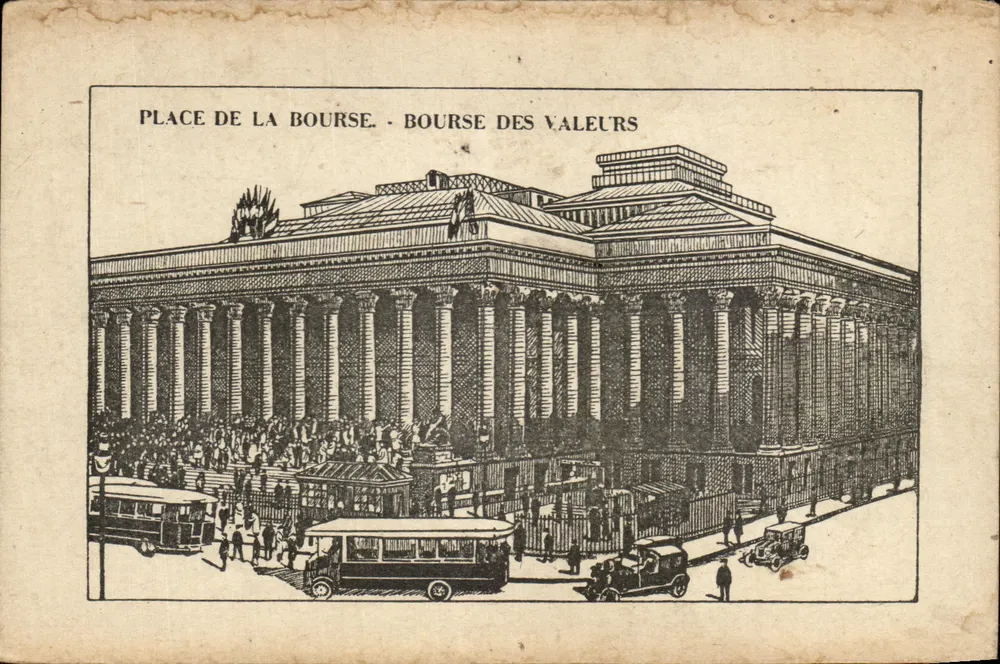 Praça da Bolsa - Bolsa de Valores — Editor não visível - Frente