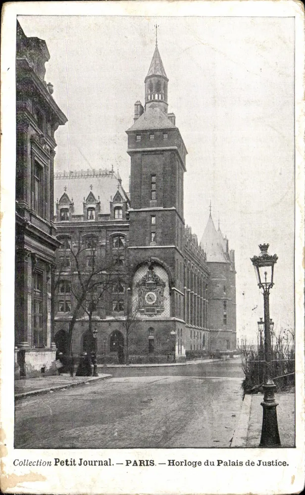 Paris — Horloge du Palais de Justice — Collection Petit Journal - Recto