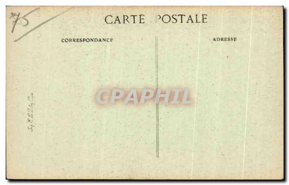 Hôtel de Beauvais — Rue François-Miron, 68 — Paris d'autrefois — E.D. n°52 - Rückseite