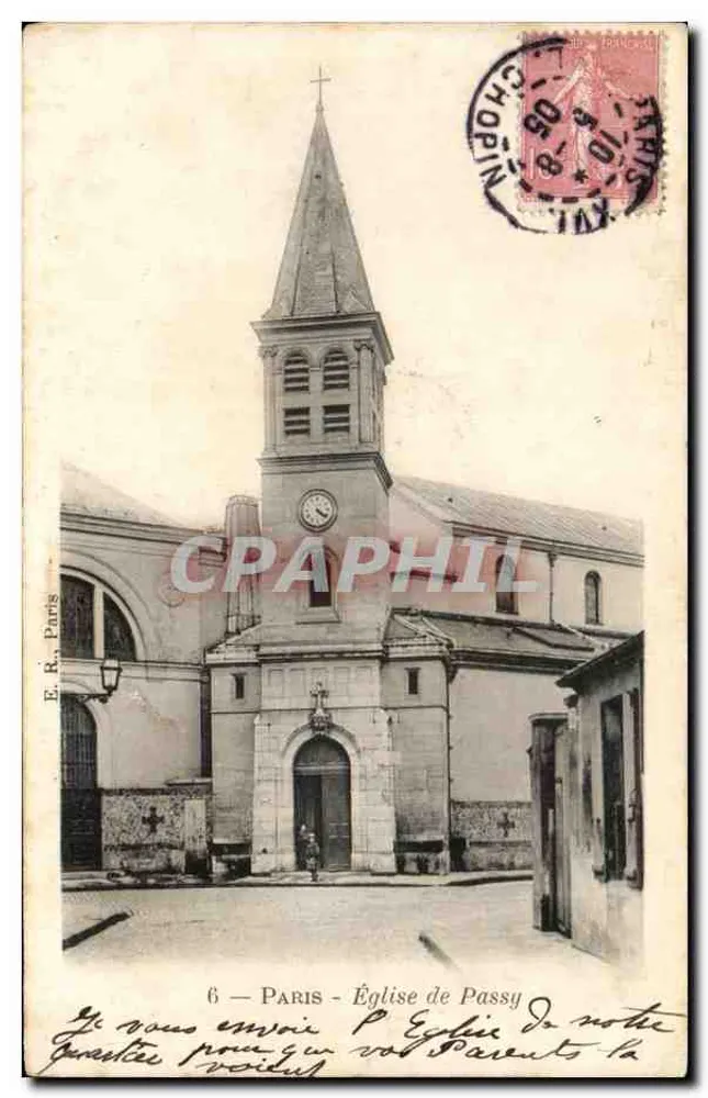 Paris - Igreja de Passy — E.R. Paris, n°6 - Frente