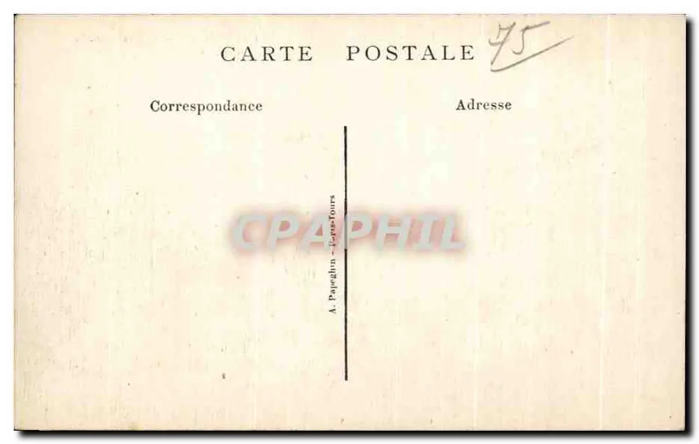 Paris — Der Boulevard und die Porte Saint-Denis — A.P. Nr. 133 - Rückseite