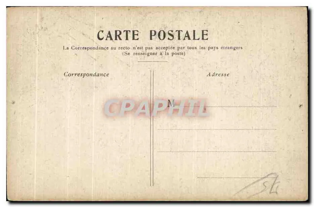 PARIS — Le Palais de Justice et le Marché aux Fleurs - Verso