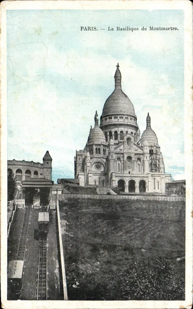 Paris — Die Basilika von Montmartre — J.C. Paris - Vorderseite
