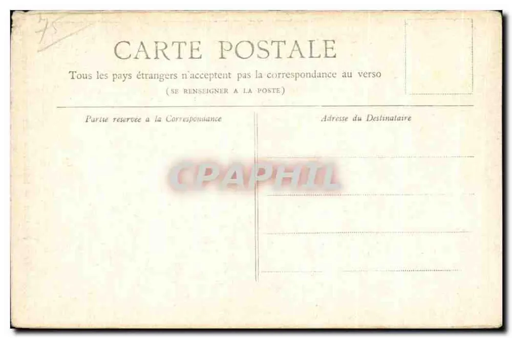 Paris — Monument de Gambetta — Collection Petit Journal - Verso