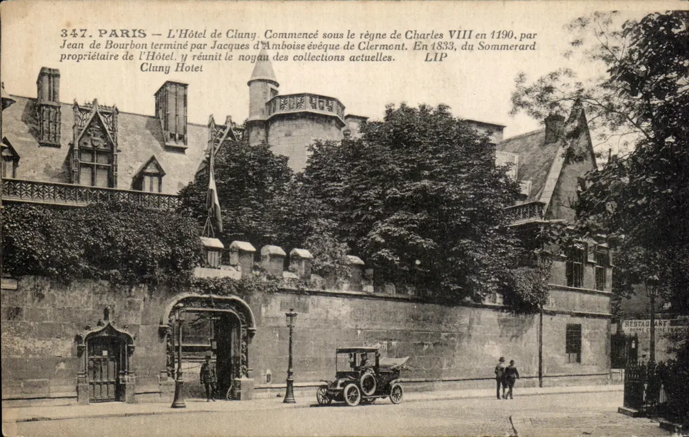 Paris — O Hotel de Cluny — Editor LIP, n°347 - Frente
