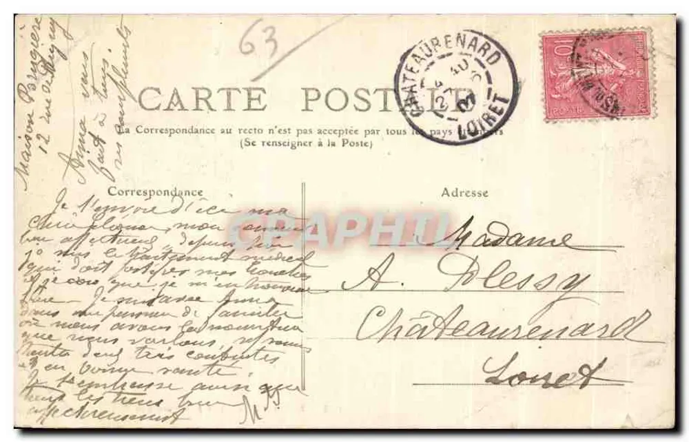 Mont-Dore — Vista panorâmica — M.T. I.L. n°198 - Verso