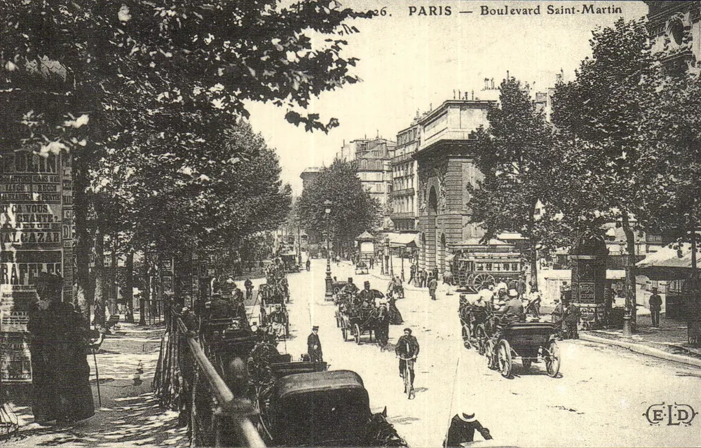 PARIS — Boulevard Saint-Martin — Édito-Service S.A. n° 26 - Frente