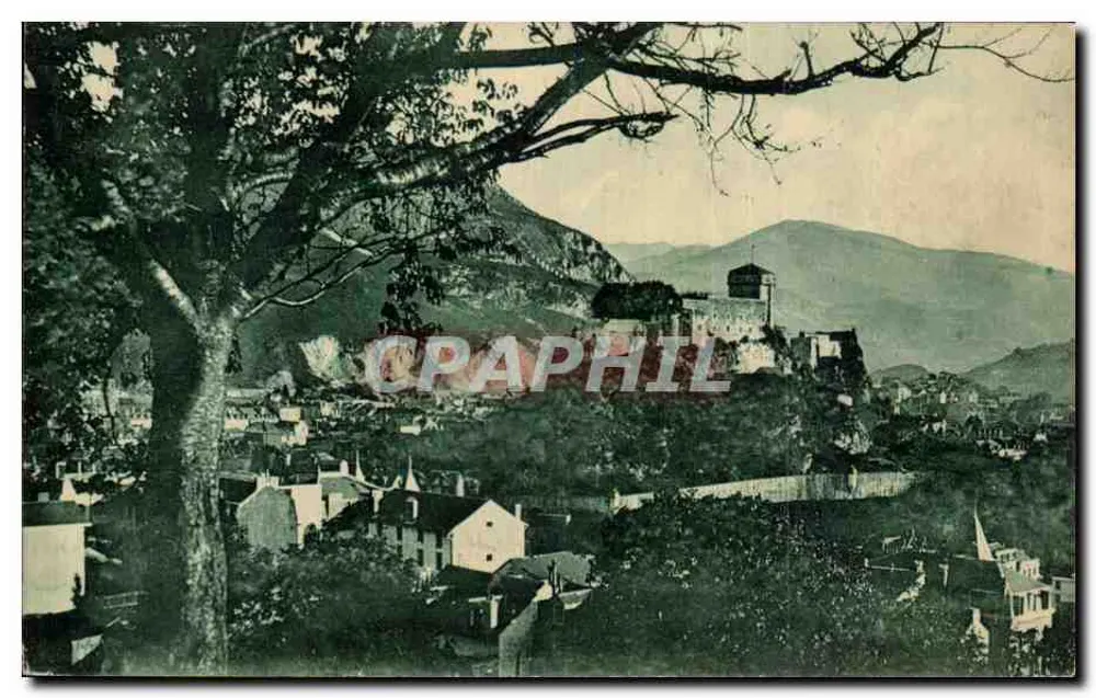 Lourdes (Hautes-Pyrénées) — Die Stadt und das Schloss — Fotograf Marcel Dujardin, Bordeaux - Vorderseite