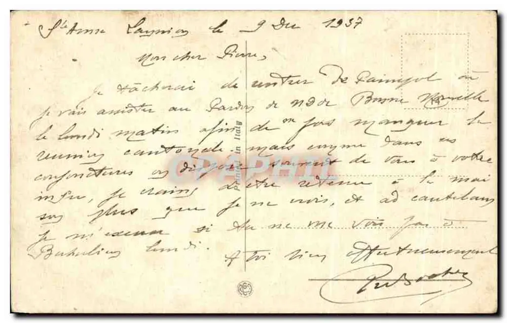 Milano - Castello Sforzesco - O pátio — edição não identificada - Verso