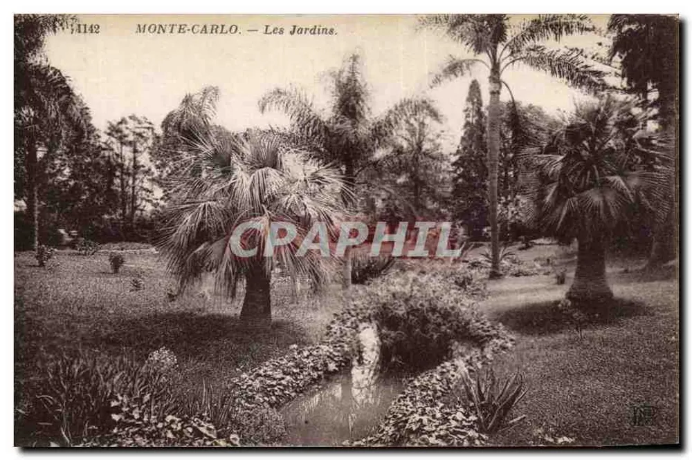 Monte-Carlo — Os Jardins — Imp. Créteil e Cie - Frente