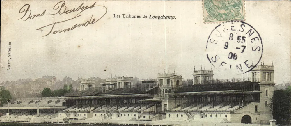 Die Tribünen von Longchamp — Lucain, Suresnes — Lucain, Suresnes - Vorderseite