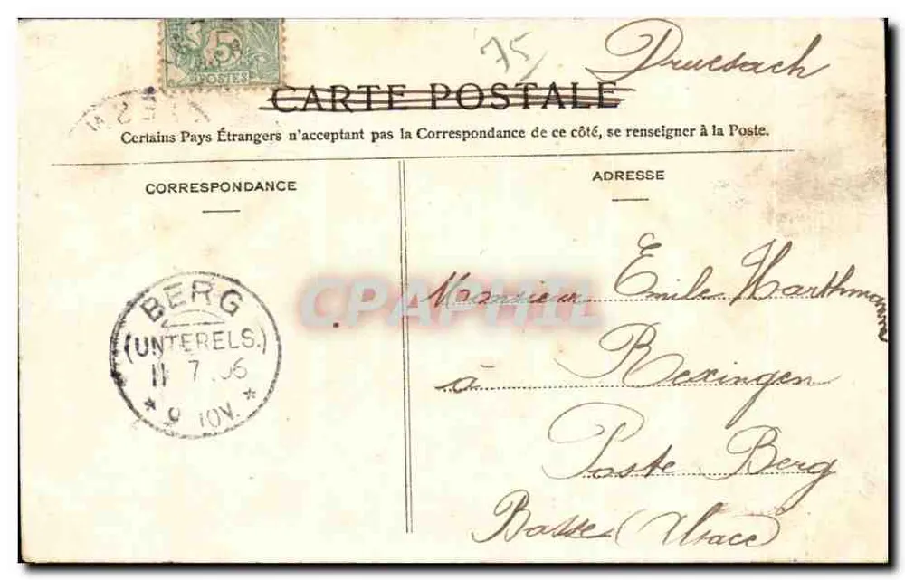 Die Tribünen von Longchamp — Lucain, Suresnes — Lucain, Suresnes - Rückseite