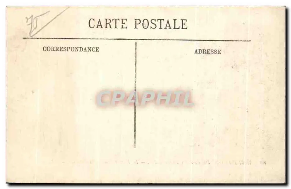 Überschwemmungen in Paris (Januar 1910) — Der Brücke und Place de la Concorde — LL - Rückseite