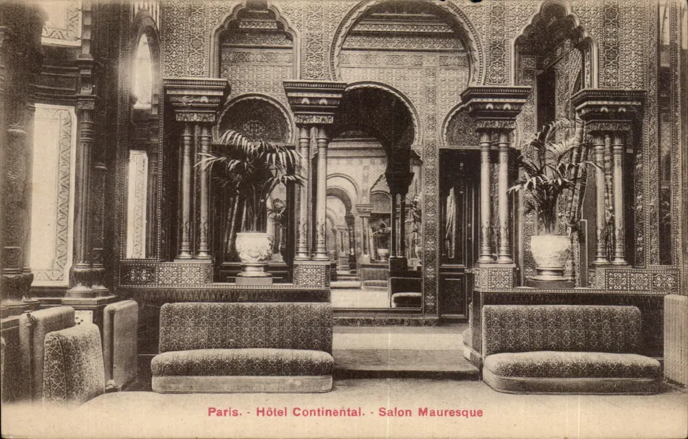 Paris - Hotel Continental - Salão Mauresco - Frente