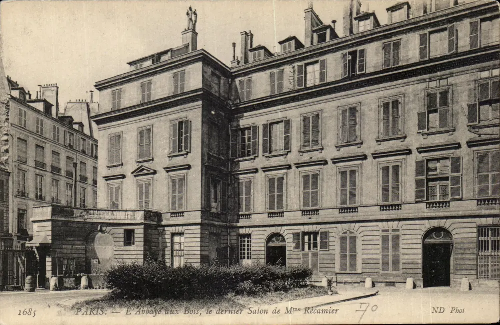 Paris — Ansicht der Abbaye aux Bois, der letzte Salon von Madame Récamier — ND Phot, n° 1685 - Vorderseite