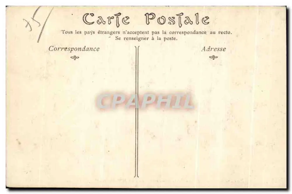 Paris — Ansicht der Abbaye aux Bois, der letzte Salon von Madame Récamier — ND Phot, n° 1685 - Rückseite
