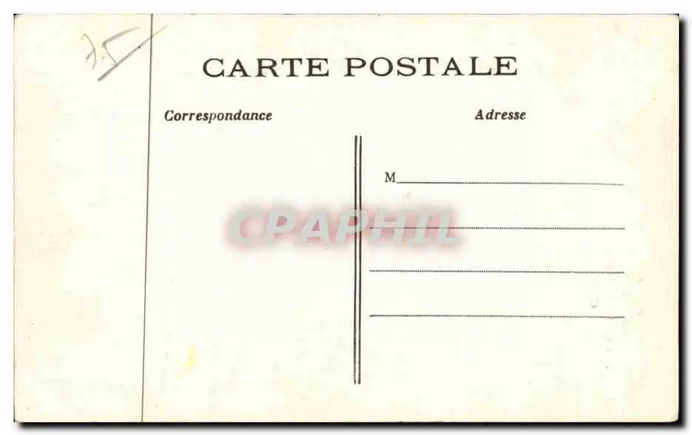 Paris-Montmartre — Statue des Ritters de la Barre — C.M. n° 398 - Rückseite