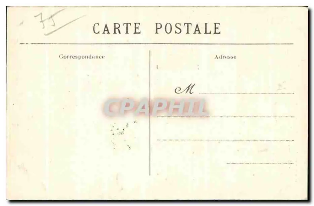 Der Sacré-Cœur, gesehen vom Square d'Anvers — Montmartre, Paris — G.C.A. n°388 - Rückseite