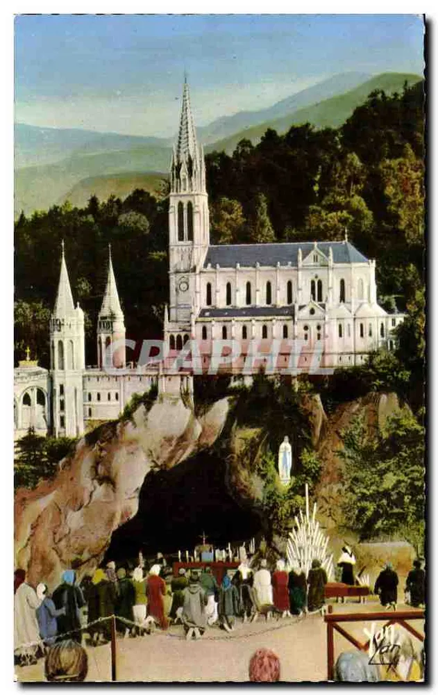 Lourdes — Die Basilika und die Grotte — Edition Yan P. Chambron - Vorderseite
