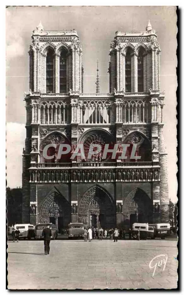 Notre-Dame de Paris — Fassade (1163-1260) — Édition Guy, Paris - Vorderseite