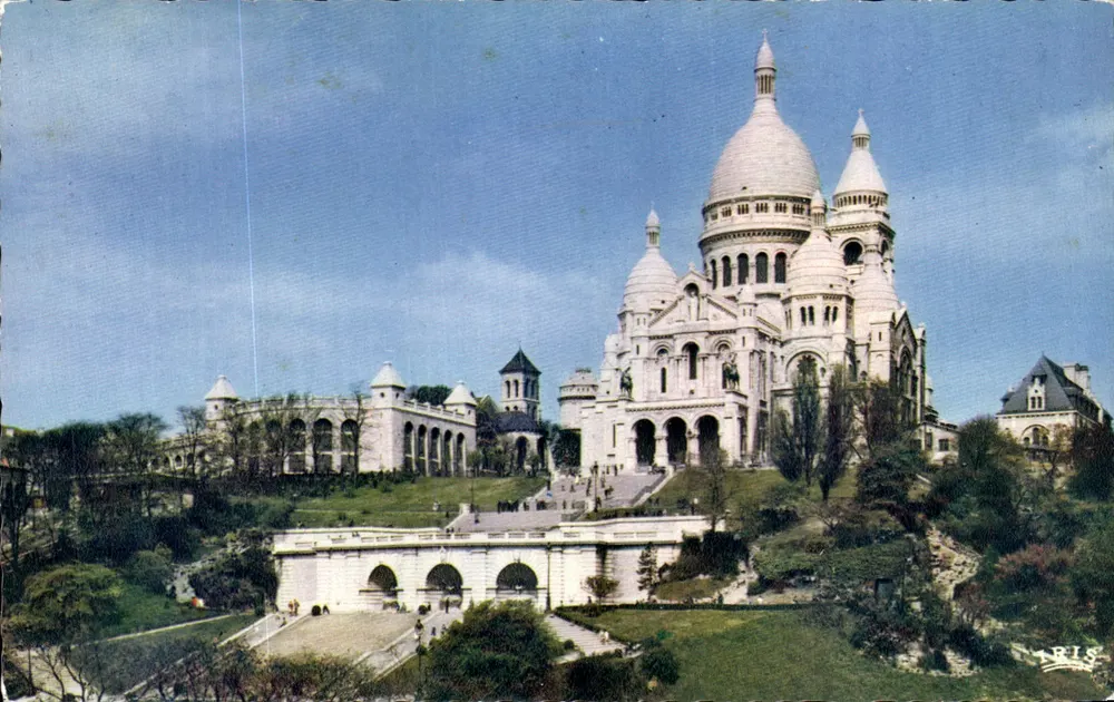 Basílica do Sagrado Coração — Paris — Edições Mexichrome, n°226 - Frente