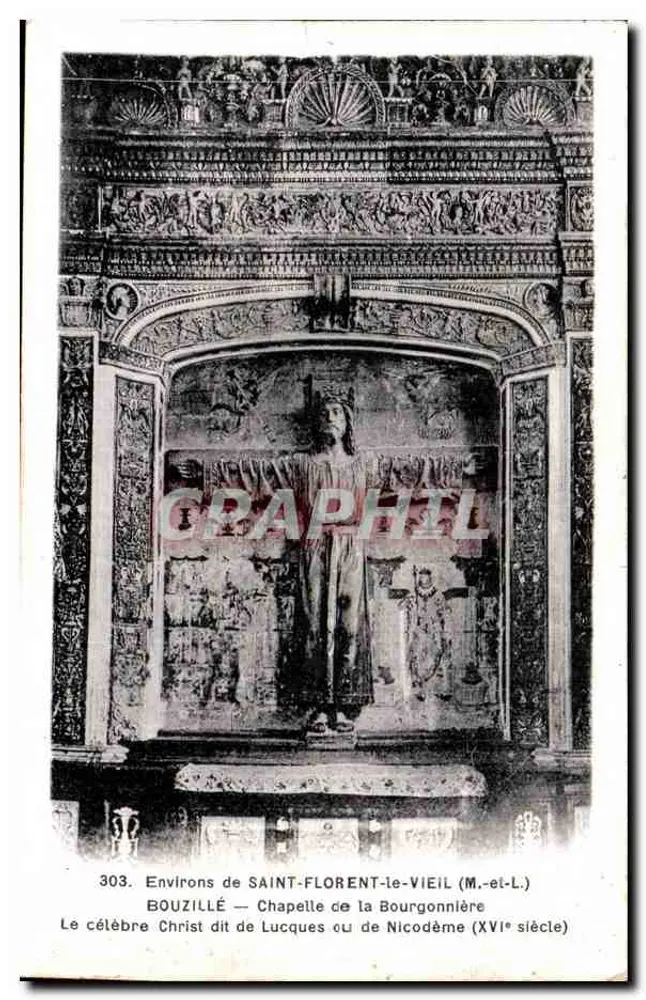 Bouzillé — Kapelle der Bourgonnière (16. Jahrhundert) — Verlag Chapeau, Nantes - Vorderseite