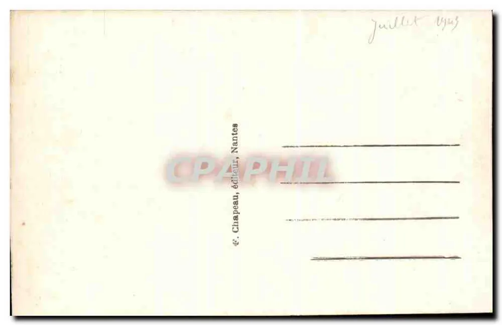 Bouzillé — Kapelle der Bourgonnière (16. Jahrhundert) — Verlag Chapeau, Nantes - Rückseite