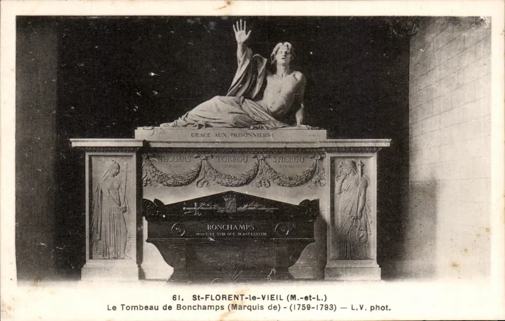 Das Grabmal des Marquis de Bonchamps — St-Florent-le-Vieil (Maine-et-Loire) — L.V. phot. - Vorderseite