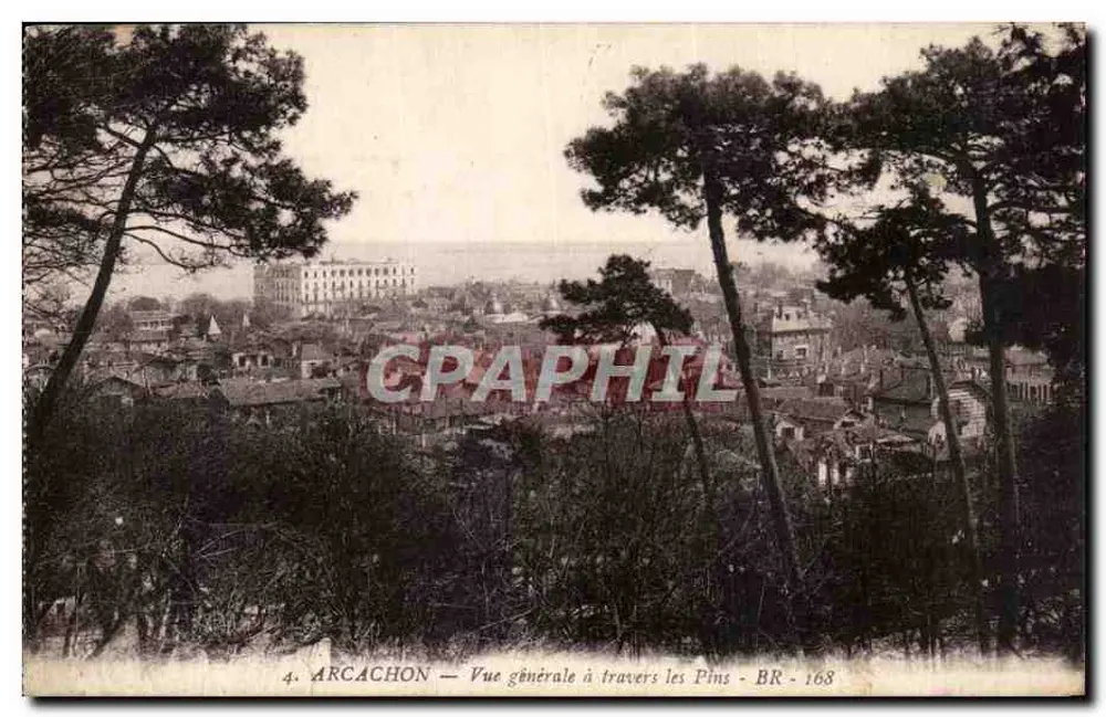 Arcachon — Algemene uitzicht door de Pijnen — BR - 168 - Voorkant
