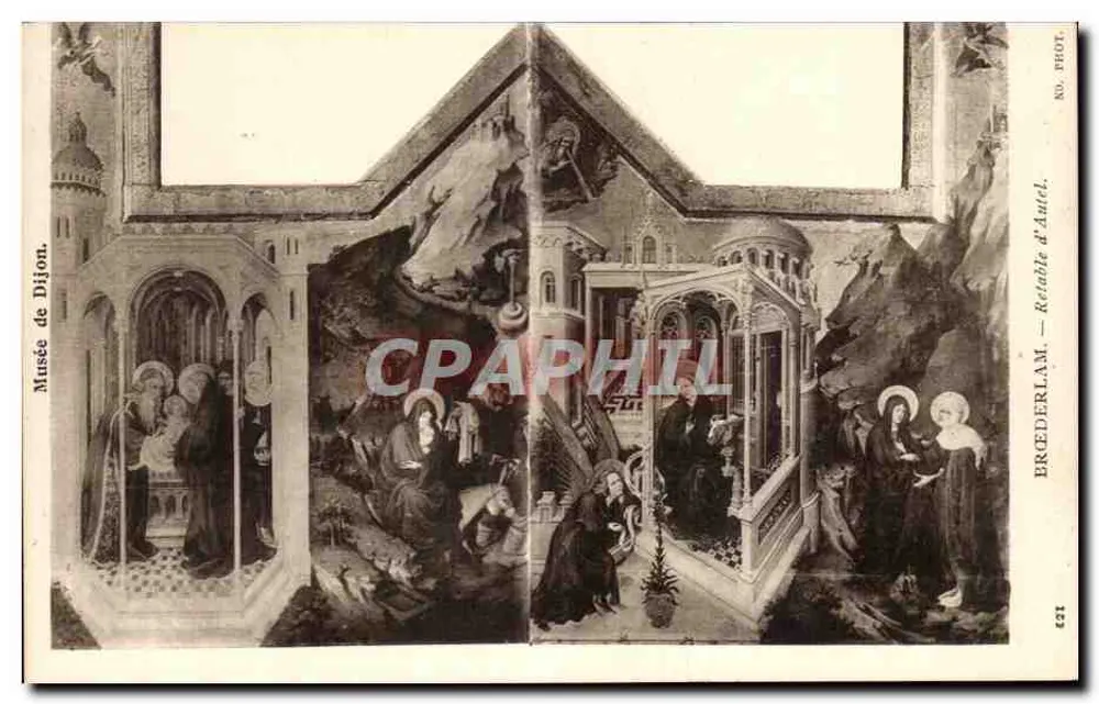 Museu de Dijon — Retábulo de Altar — Bredelam - Frente