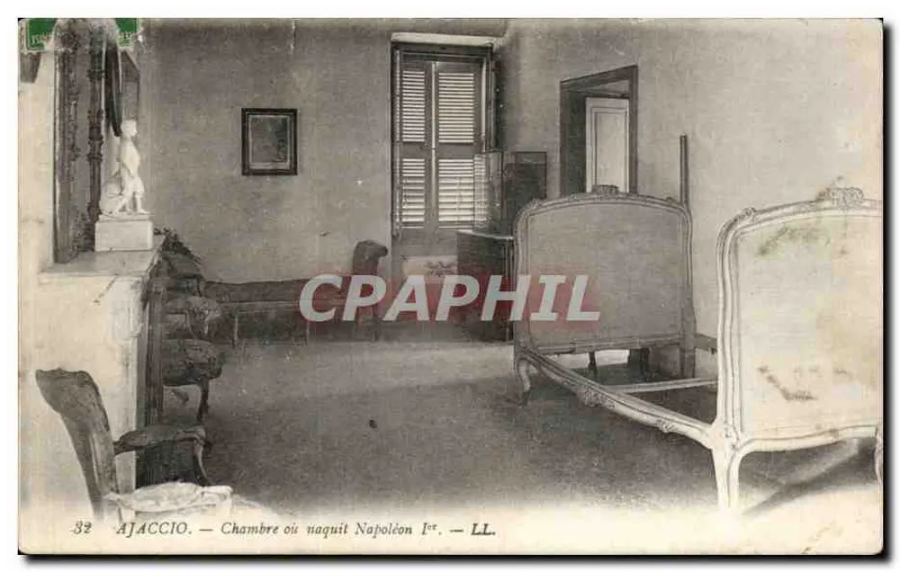 Ajaccio — Zimmer, in dem Napoleon I. geboren wurde — LL - Vorderseite