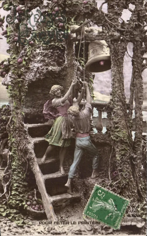 Frühlingsfest — Frühlingszenen — A. Nogar, Nr. 173 - Vorderseite
