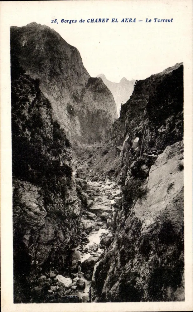 Gorges de CHABET EL AKRA — O Torrent — Edição Myr Boogie - Frente