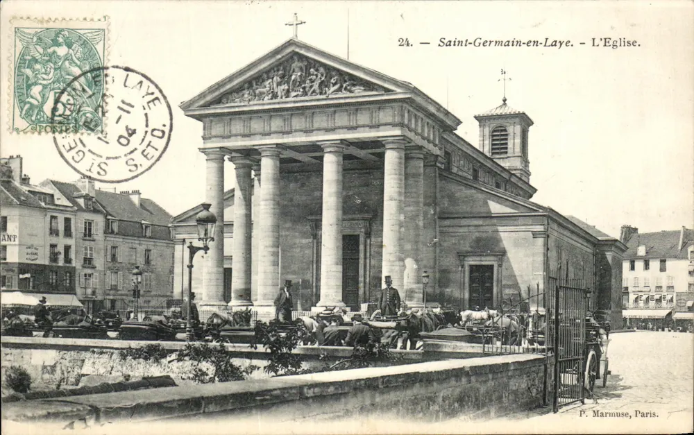 Saint-Germain-en-Laye — Die Kirche — P. Marmuse, Paris. - Vorderseite