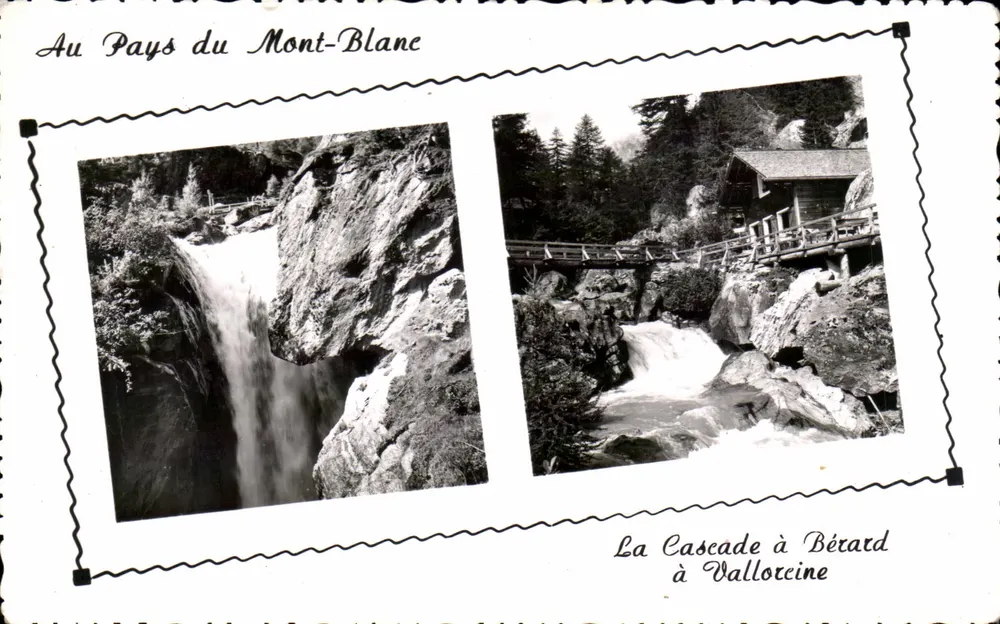 Die Wasserfälle von Bétard in Vallorcine — Im Land des Mont-Blanc — Éditions J. Cellard - Vorderseite