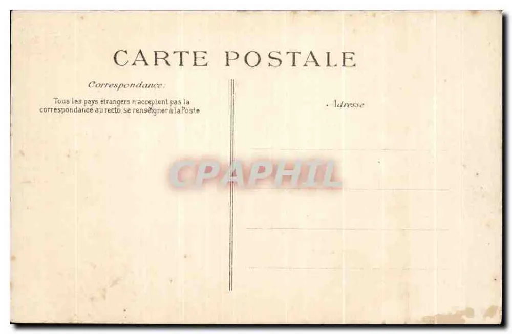 Forêt de Fontainebleau — Kreuz von Franchart — E.P.D. - Rückseite