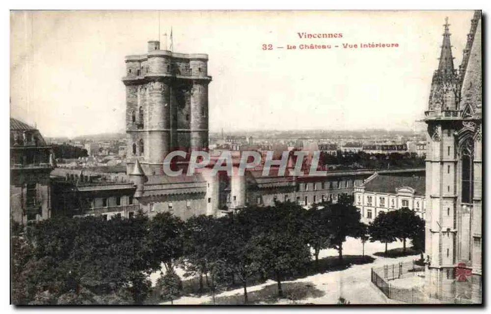 Vincennes — O Castelo — Vista Interna — Editor não identificado, n° 32 - Frente