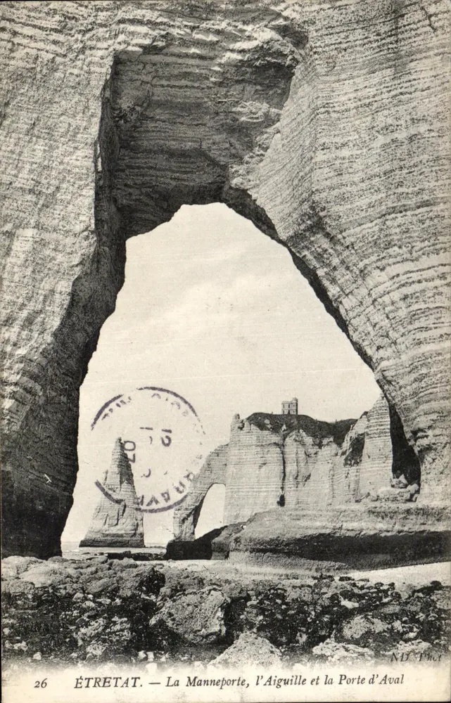ÉTRETAT — Die Manneporte, die Nadel und die Aval-Tür — ND Thor, n°26 - Vorderseite