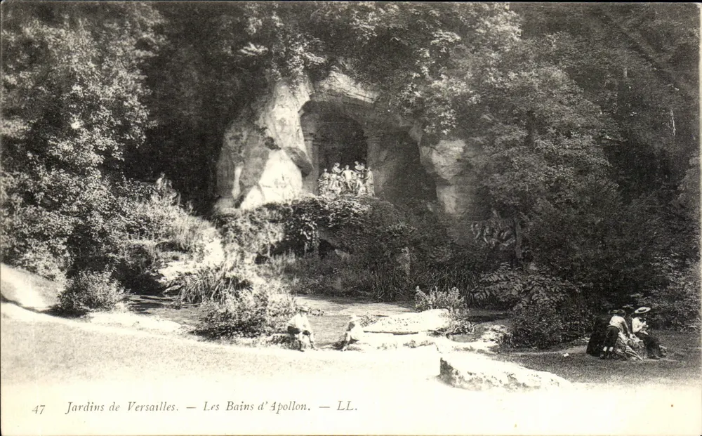 Jardins de Versailles — Os Banhos de Apolo — LL. n°47 - Frente