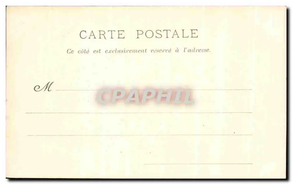 Versailles — Linker Teil des Schlosses, Parkseite — P. Marmuse, Paris, n°8 - Rückseite