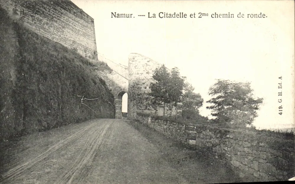 Namur — Die Citadel und 2. Rundweg — G. H. Ed. A. n° 419 - Vorderseite